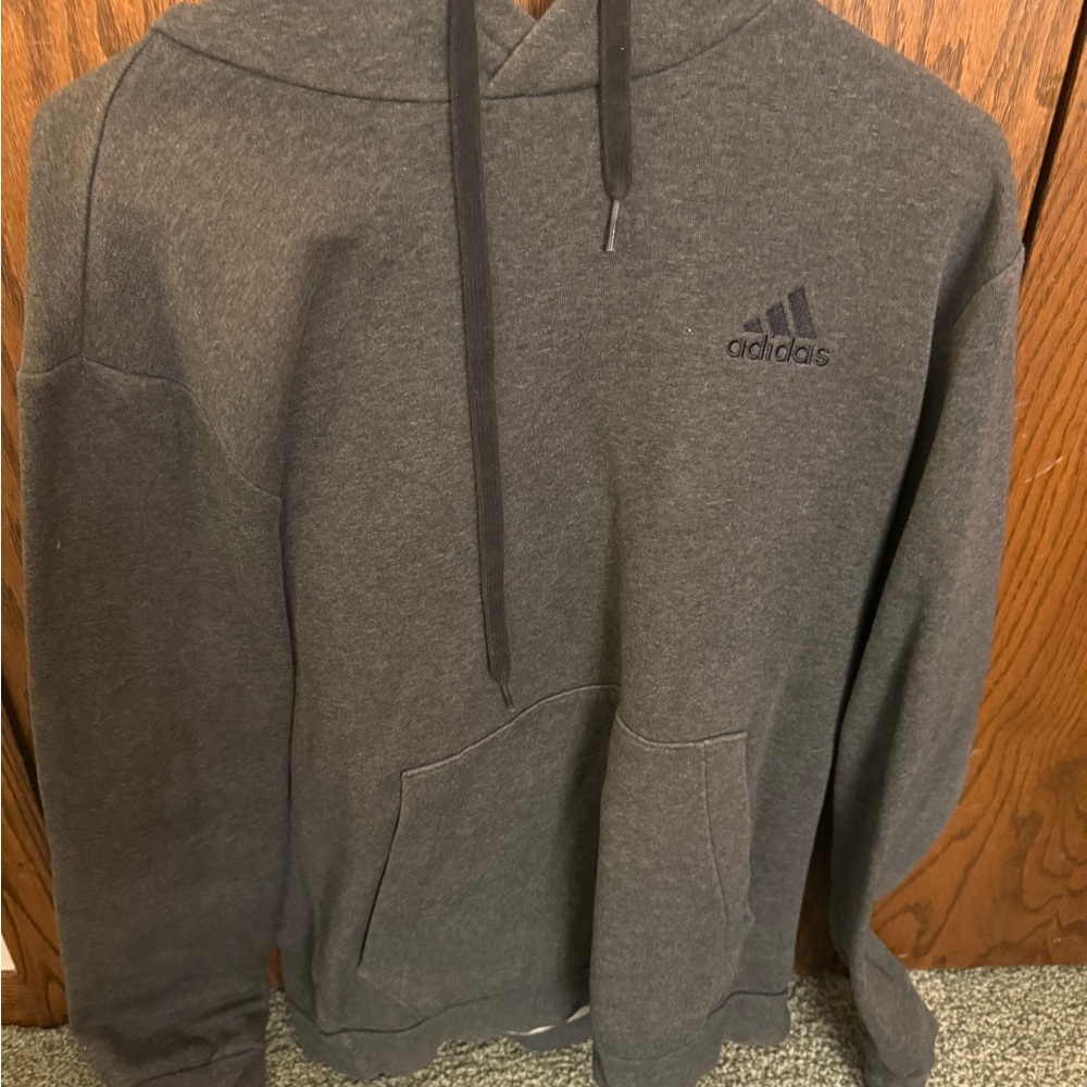 Adidas Men's Charcoal Hoodie